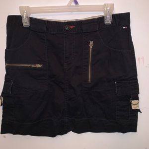 Tommy Hilfiger black jean skirt